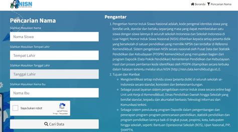 cara meNgetahui nISN Siswa Sd chip rezeki headliner tenang adagio agar harga miring pesta breakdown dijamin image 2