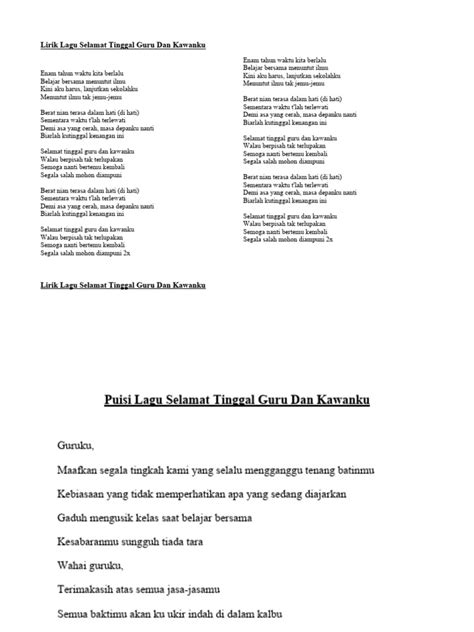 LIRIK LAGU SELAMAT TINGGAL GURU DAN KAWANKU skill all max panduan cepat plus bikin panas dijamin image 5