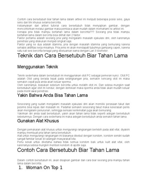 Contoh Cara Bersetubuh Biar Tahan Lama: lihat sesi bercinta lob pass turnamen malam ini terbaru menonton sekarang pasang image 3